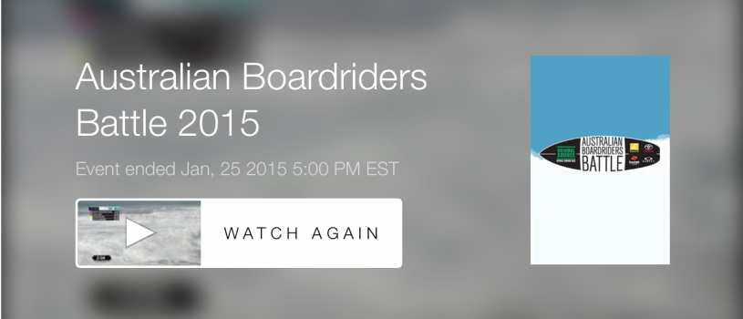 Australian Boardriders Battle 2015